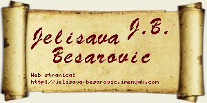Jelisava Besarović vizit kartica
